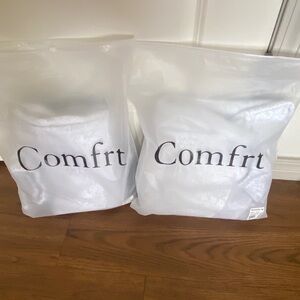 Comfrt light heather grey joggers and hooded sweatshirt size M